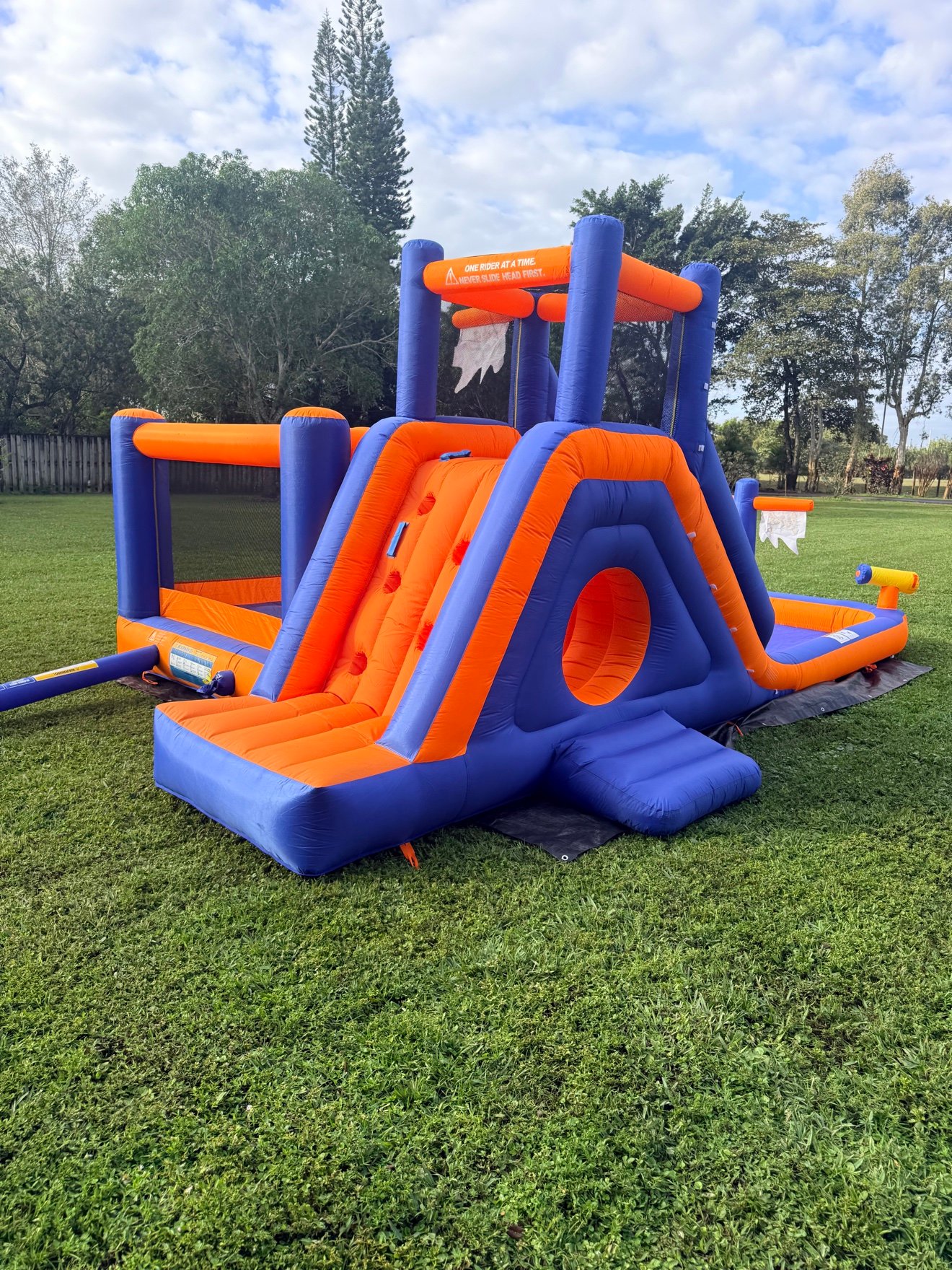 Water slide combo